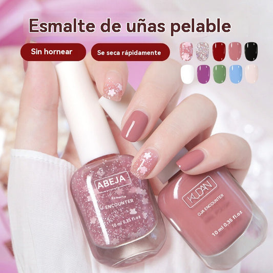 30%OFF🔥✨【Compra 2, llévate 3 gratis】💅🌈Esmalte de uñas removible, de secado rápido y sin horno