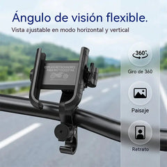 📢📢 ¡50% de descuento! 🚴‍♂️ Soporte para teléfono de liberación rápida para motocicleta/bicicleta – con cierre de seguridad y acolchado a prueba de golpes 📱
