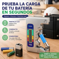 ⚡【2 unidades a 26 euros】Los comprobadores de batería te hacen la vida más fácil