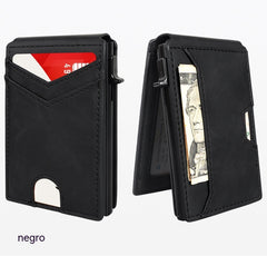 🔒 Cartera Inteligente Pop-Up con RFID – Acceso Rápido y Estilo Premium