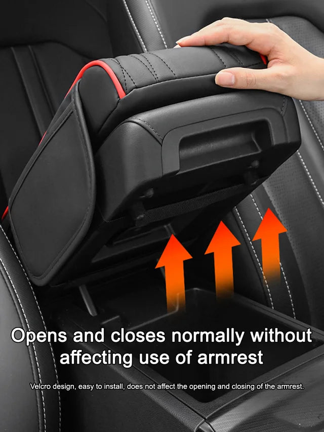 🚗Caja de almacenamiento multifuncional para coche 3 en 1 de piel👜