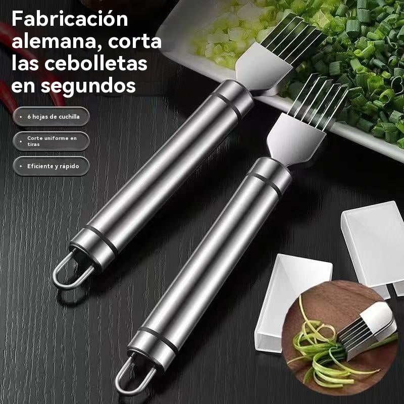 🔥Compra 1 y llévate 1 gratis🔥 Rebanador multifuncional de acero inoxidable | Rebanador | Cortador de verduras y cebollas | Herramientas de cocina