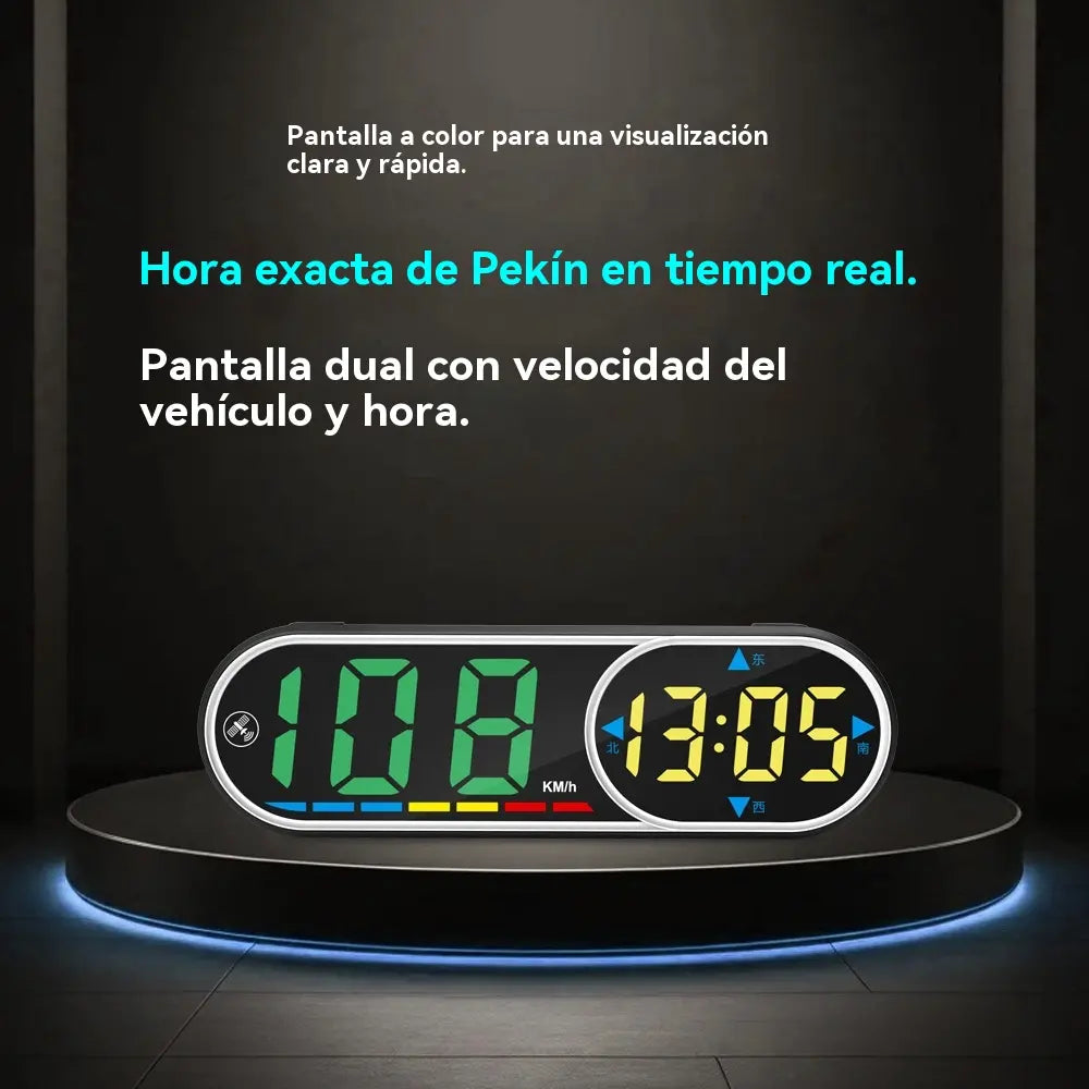 🚗Pantalla HUD para coche｜Proyección HD GPS｜Velocidad en tiempo real y conducción más segura