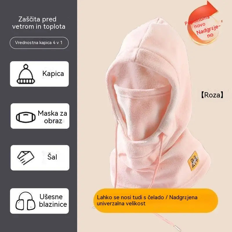 ❄️ Popolnoma termo kapa s flis podlogo, ki vas greje do -20 stopinj Celzija. ⛷️ Idealna za smučanje, motoristiko in aktivnosti na prostem.
