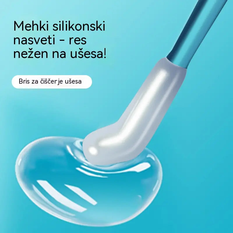 【Zelo učinkovito odstranjevanje ušesnega masla】Nova posebej zasnovana palčka za čiščenje ušesnega masla