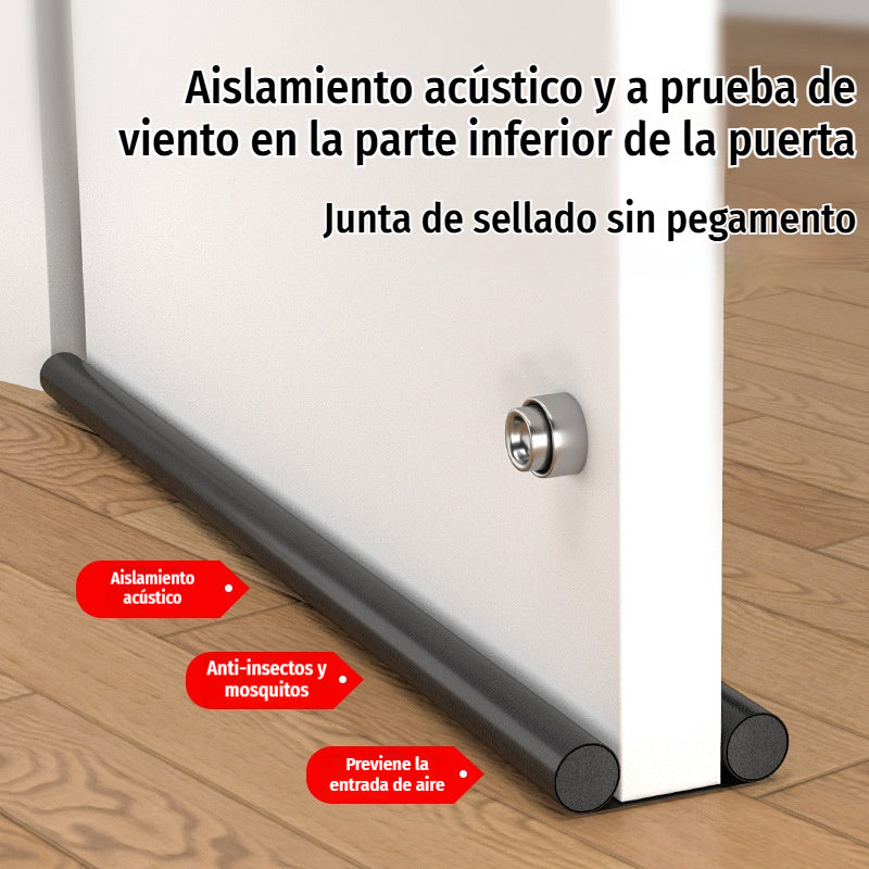 🔥Compra 1 y llévate 1 gratis🔥🔥 【Paquete de 2】Burlete impermeable para el fondo de la puerta: aislamiento acústico, antiviento y antiinsectos (93cm)🌙