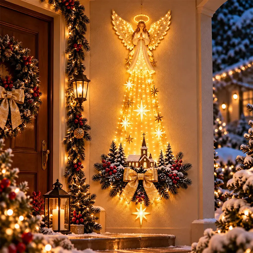 ✨🕯️ Izgaismojama sienas Kristus piedzimšanas ainas dekorācija | Kristus piedzimšanas aina ar LED gaismām | Ziemassvētku mājas dekors 🏠