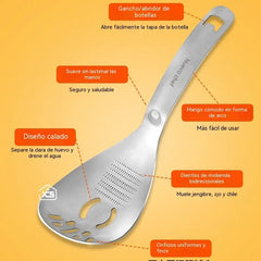 🔥50% de descuento🔥🥄Cuchara y colador multifuncional de acero inoxidable