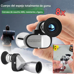 🔭Mini telescopio monocular para teléfono – Telescopio monocular portátil para viajes y observación