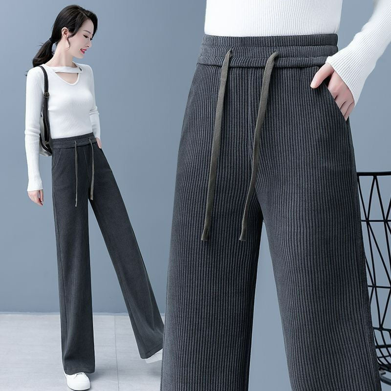 🔥【M-3XL】【40-110KG】👖Nove ženske elastične hlače širokog kroja