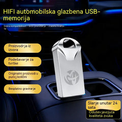 🚗🎵🎵【64G】【Glazbeni USB flash pogon】Sadrži 4000 pjesama, 300 glazbenih snimki i 6D zvučne efekte