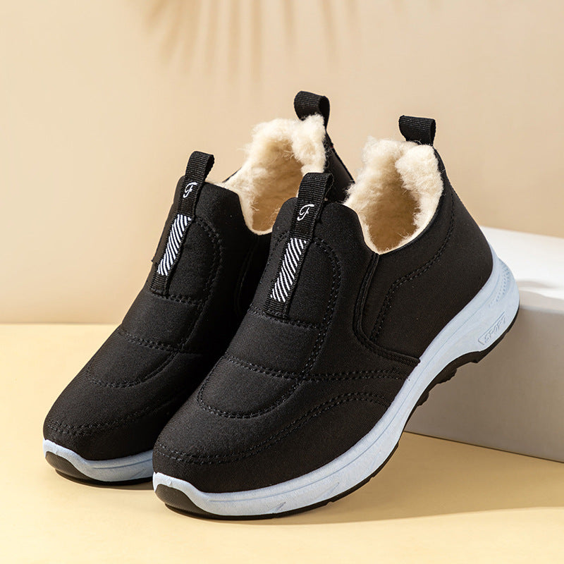 😀🎉Refuerzo de terciopelo🔥【35-41】Botas de invierno para mujer, cálidas e impermeables, hechas de algodón térmico.