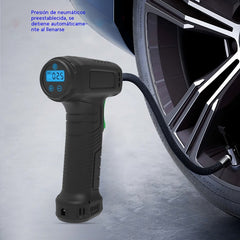 🚗⚡ Inflador Portátil Inalámbrico para Neumáticos – Potente, Compacto y Listo para Emergencias 🔥
