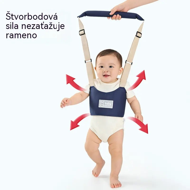 👶🚼Dětský pěší postroj 2 v 1 – prodyšný, ergonomický as ochranou proti pádu