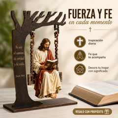 🔥Compra 1 y llévate 1 gratis🔥🔥 Último día: 50 % de descuento - ✝️📚 Adorno colgante cristiano de Jesús