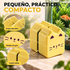 🧽【Compra uno, llévate otro gratis】🐠 Limpiador Magnético de Acuario de Doble Cara con Raspador de Algas, Limpia Cristales sin Mojarte las Manos, Imán Fuerte para Pecera y Acuario ✨