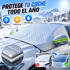 ❄️☀️ Protector universal para parabrisas de coche: protección eficaz contra el sol, la escarcha y la nieve.