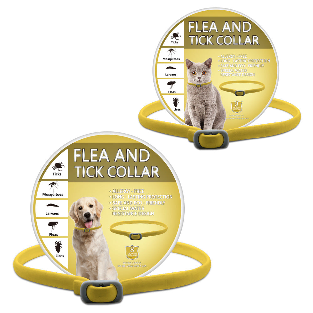 🥳💞 ¡Más de 50.000 unidades vendidas! 🌿 Collar para mascotas con aceites esenciales naturales: proporciona hasta 8 meses de protección. Libre de químicos irritantes. ¡Seguro para gatos y perros! 🐾✨