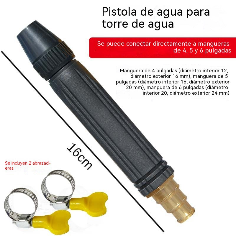 🔥Compre 1 y obtenga 1 gratis（🔥2 juego ）Último día con 55% de descuento: Pistola pulverizadora de alta presión para uso doméstico