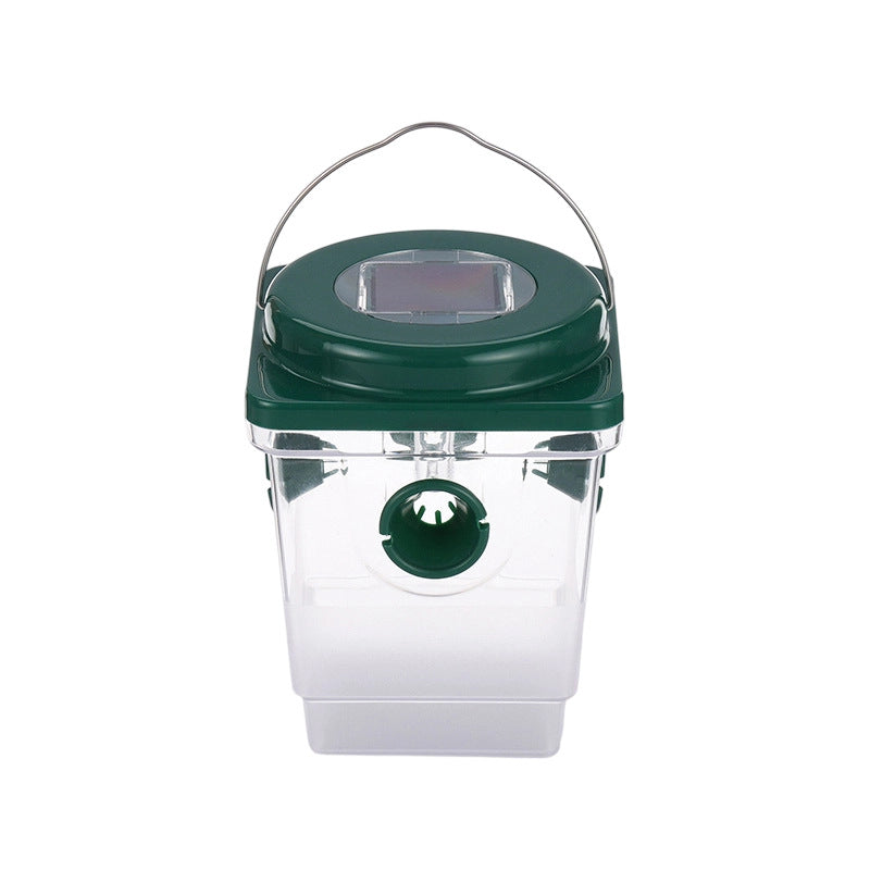 🐝☀️ Trampa solar para avispas para la terraza y el jardín 🔋🌿 - eficaz, recargable y resistente a la intemperie - sin productos químicos, hasta 500 m² - ¡ahorra ahora!