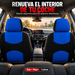 🚗【1 juego 25 euros】✨ Fundas de Asientos Universales para Coche (Incluye Fundas y Reposacabezas) | Tela de Punto Elástica, Suave y Transpirable | Lavable, Fácil de Instalar y Varios Colores 🪑