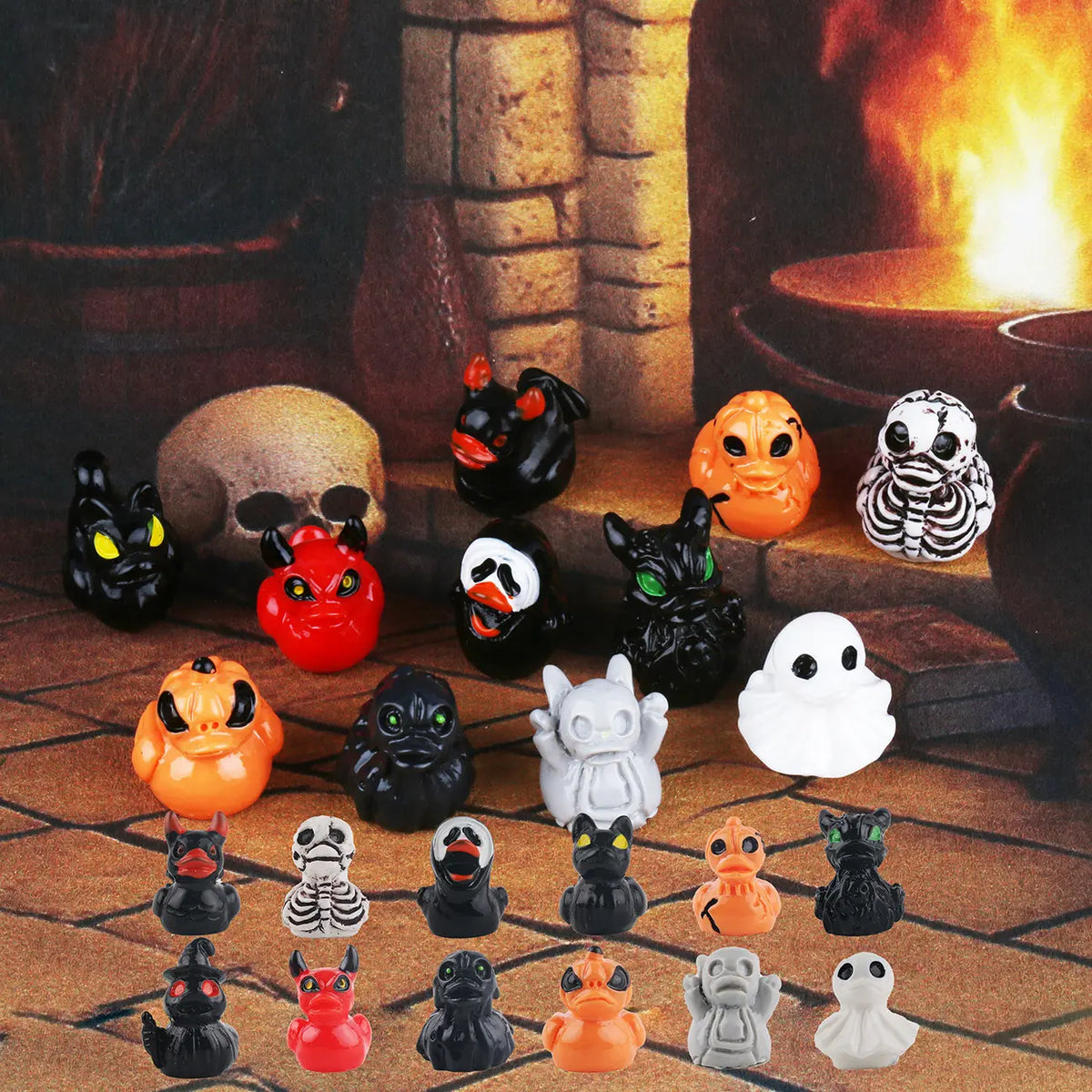 24 piezas 26 euro🎃⏰Decoración de patos espeluznantes