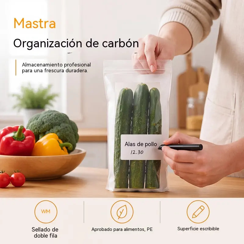 📢📢¡¡50% de descuento ahora!! ⏰Bolsas reutilizables y reforzadas para almacenar alimentos