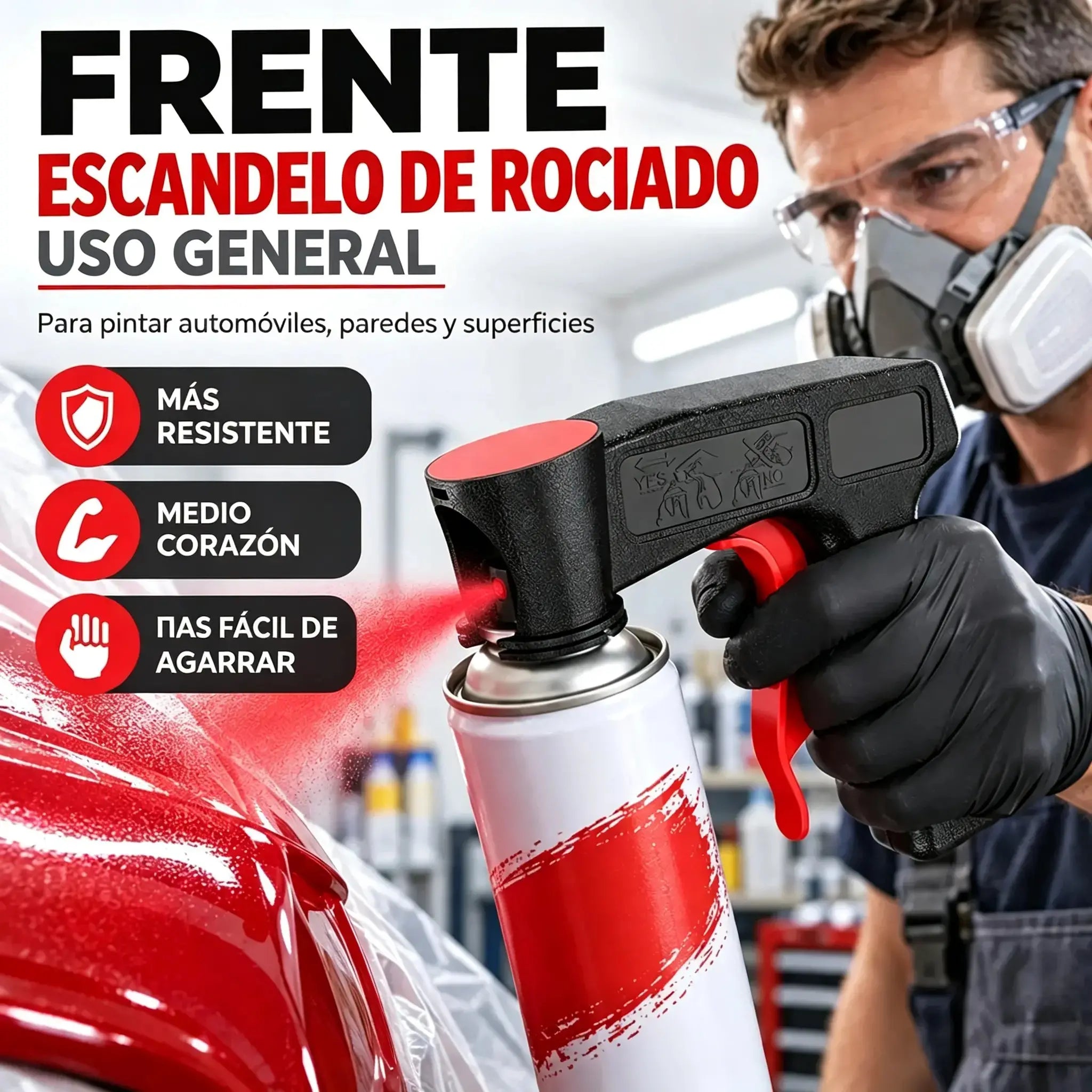 2 unidades por 25 € 🔧 Pistola pulverizadora portátil de accionamiento asistido: ahorra tiempo y esfuerzo.