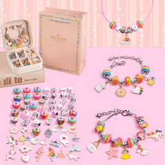 🎀✨ Kit DIY de Pulseras para Niñas – Creatividad, diversión y colores increíbles en un solo regalo 🎁🌈