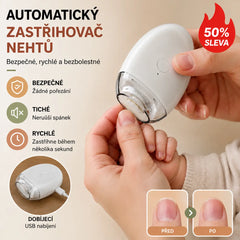 💅 ✨ Automatický pilník na nehty 1, bezpečná a šetrná péče o nehty 👶🔧