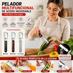 【Compra 1, llévate 1 gratis】Pelador multifuncional de acero inoxidable