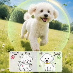 🐾Limpiador de piel suave para mascotas y repelente de insectos en spray.