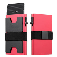 🔥【Oferta especial por tiempo limitado】✨Nuevo tarjetero de aleación de aluminio con bloqueo RFID