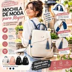👜La nueva mochila de viaje de piel suave, con diseño moderno y gran capacidad, para dos usos.