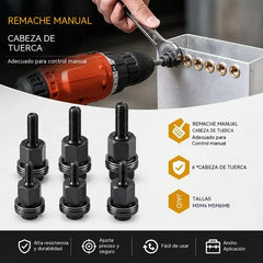 🔥🚗🧰Nuevo éxito de ventas: juego de tuercas remachadas, recambios para reparación de automóviles, juego de 10 piezas de tuercas remachadas