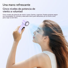 🍃🌀Nuevo ventilador portátil de mano, con gran potencia de aire y una agradable sensación de frescor
