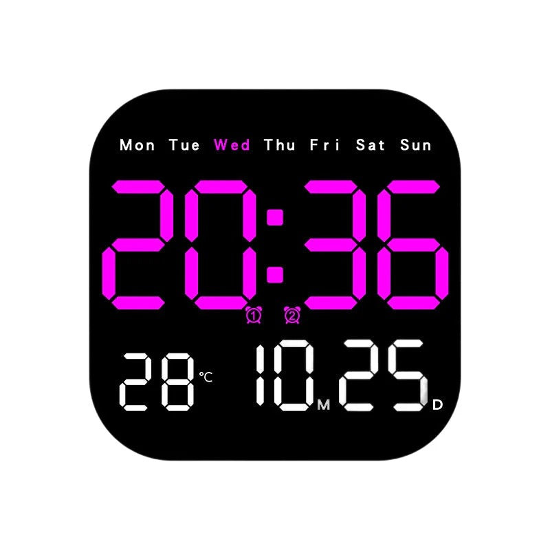 🕰️ Predalo sa viac ako 50 000 kusov! 🛏️ Digitálne hodiny do domácnosti a kancelárie: zobuďte sa jemne a zabudnite na otravné budíky! Nastaviteľný jas, tichá prevádzka v noci. 🌙