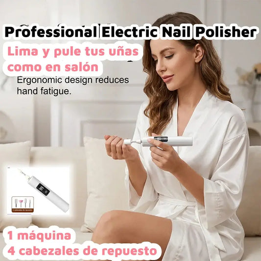✨ Professional Electric Nail Polisher 💅⚡ Lima y pule tus uñas como en salón