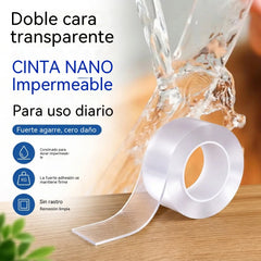 🔥 Oferta especial de último día (2 mm de grosor, 3 cm de ancho, 5 m de largo) ✨ Cinta adhesiva nano multiusos de doble cara súper resistente