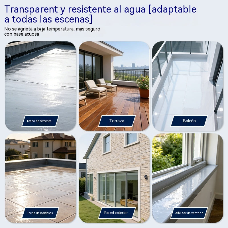 【350 g + cepillo pequeño + guantes desechables】⏰Sellador transparente e impermeable para cualquier superficie