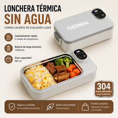 Fiambrera eléctrica portátil con calefacción