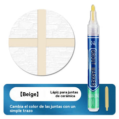 [2 piezas 24 euros]Lápiz para lechada de baldosas de cerámica resistente al moho y al agua