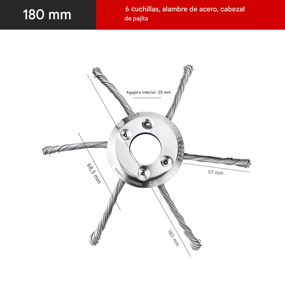 🔥Compra 1 y llévate 1 gratis（ 2 piezas）🥳💥✨Cuchilla para cortacésped: reemplazo rápido y sencillo sin herramientas, universalmente compatible. 🛠️✅