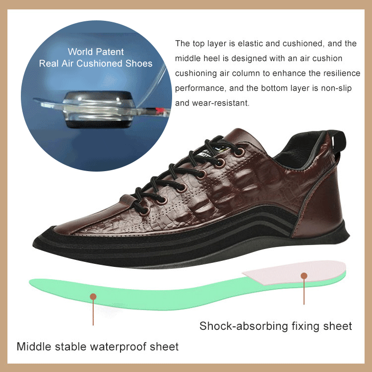 【38-48】Zapatillas italianas de lujo con estampado de cocodrilo