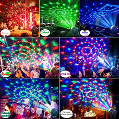 🔥【30% OFF】Bola de discoteca mágica giratoria de colores