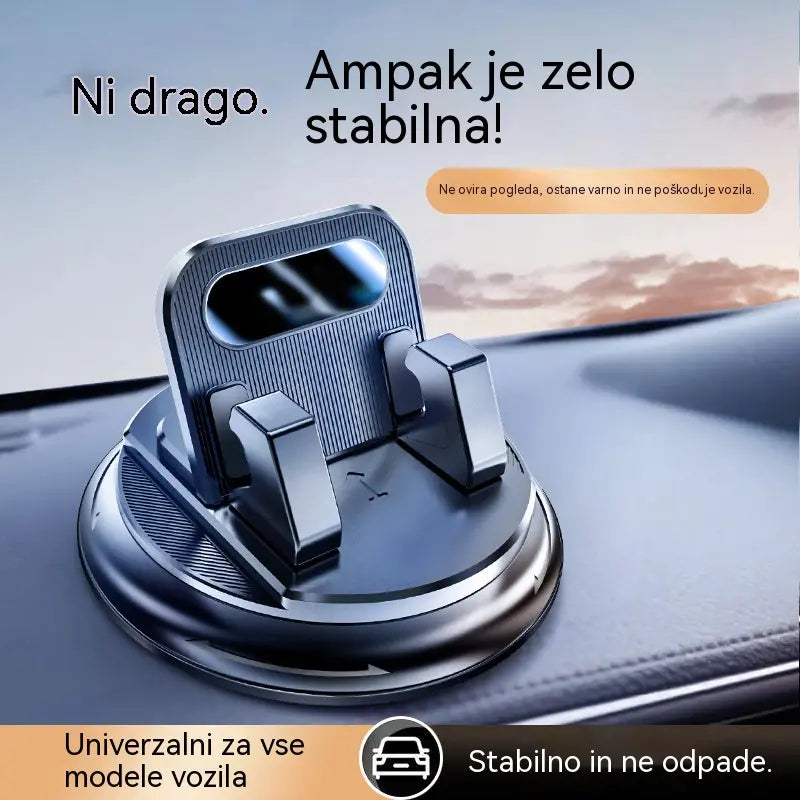 🎯 50 % POPUSTA NA VSE! Vrtljivo držalo za telefon – varna pritrditev na armaturno ploščo, guma z visokim oprijemom 🧭🔄 【Zagotovljena kakovost】