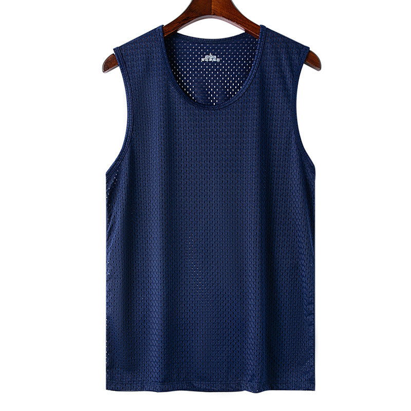 🔥🔥【Compre 1 y obtenga 1 gratis】【30-120kg】Camiseta informal de seda helada para hombre ✅ Ligera, transpirable y de secado rápido.