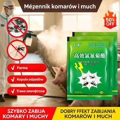 🦟【10 saszetek】❤️Specjalnie zaprojektowane do zabijania komarów i much na farmach, jedno opakowanie zabija pchły/szarańcze/karaluchy/muchy/komary!