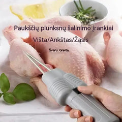 Greita elektrinė paukščių pešimo mašina