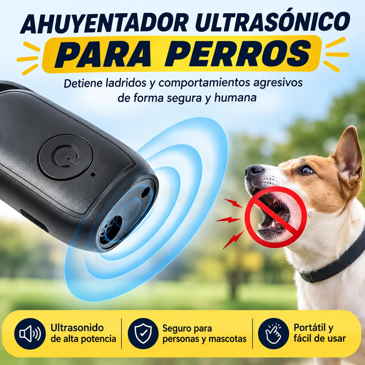 💥👪¡Este repelente ultrasónico para perros puede protegerte a ti y a tu familia!